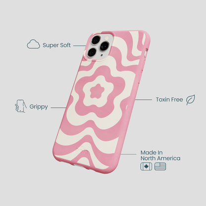 Bubblegum Pink Morning Flower iPhone 11 Pro Case