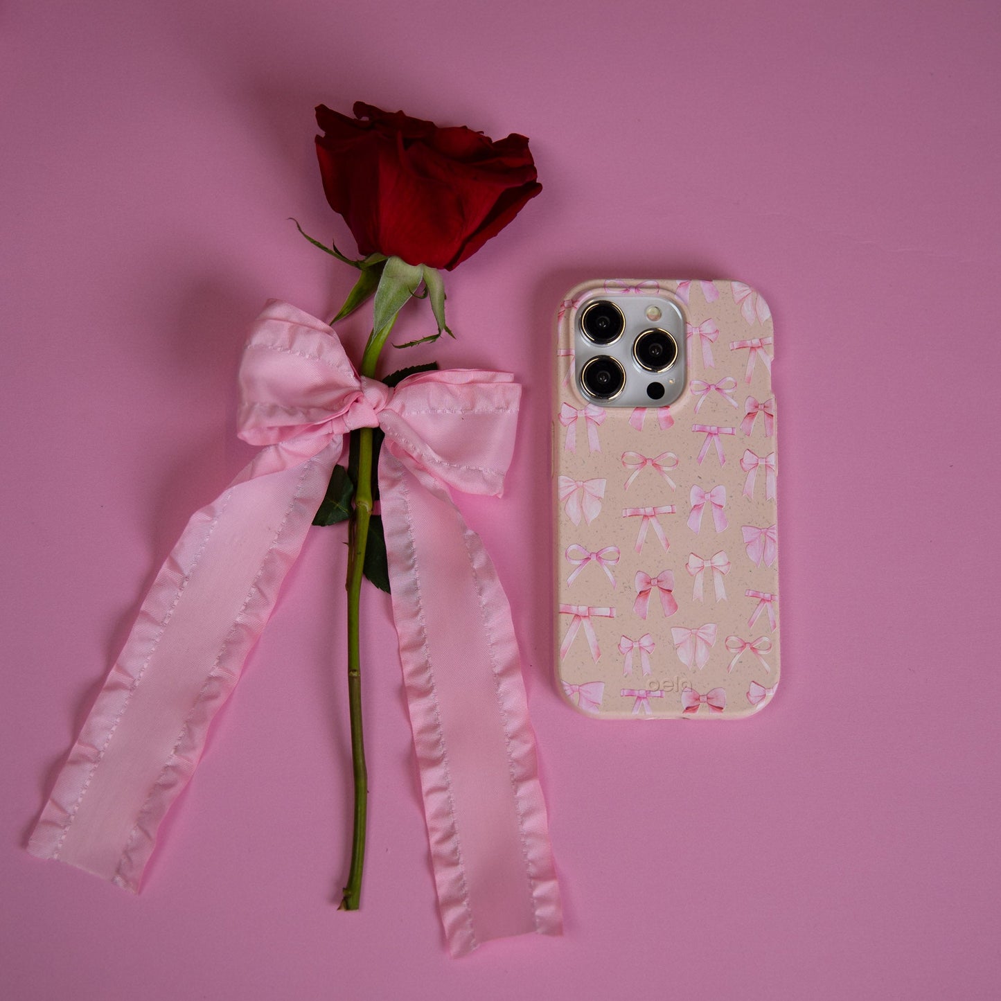 Seashell Rosy Bows iPhone 11 Pro Case