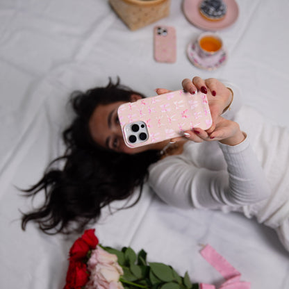 Seashell Rosy Bows iPhone 11 Pro Case