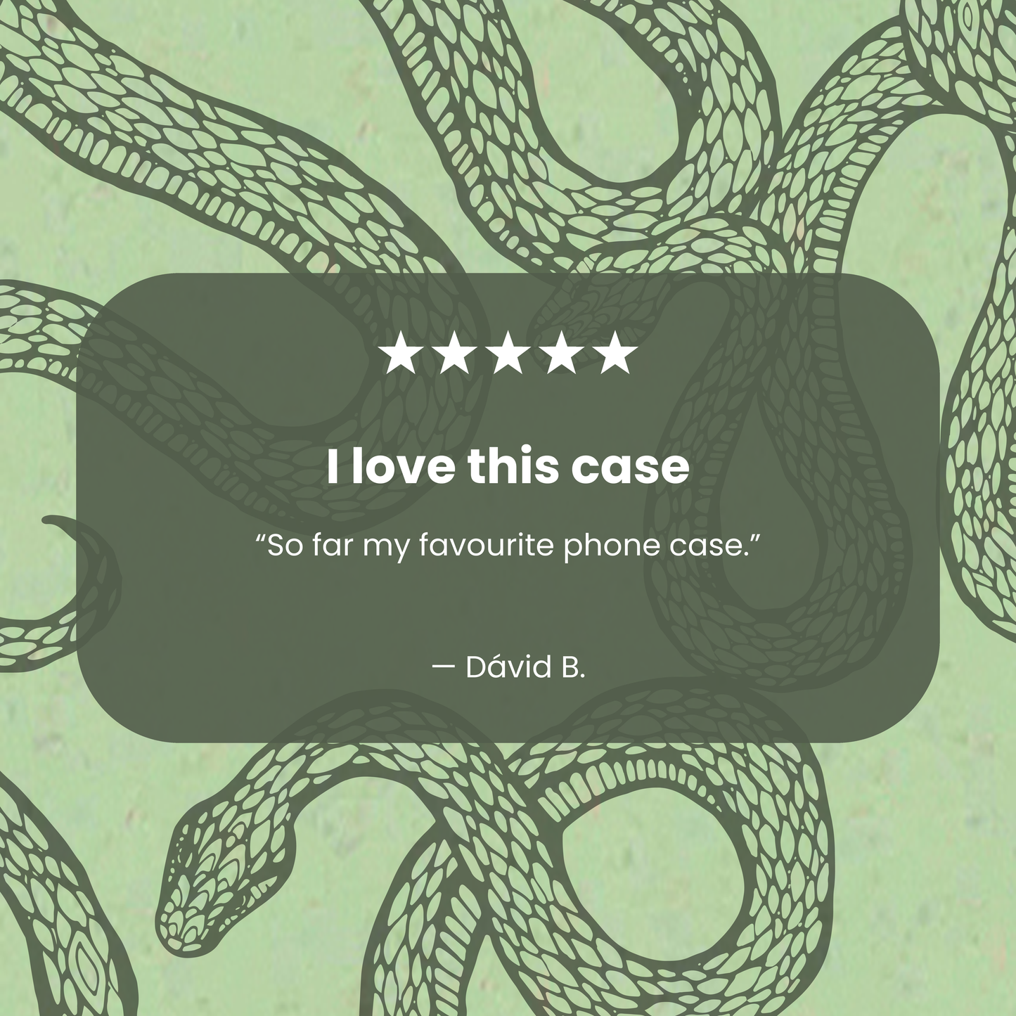 Sage Green Snaky iPhone 11 Pro Case