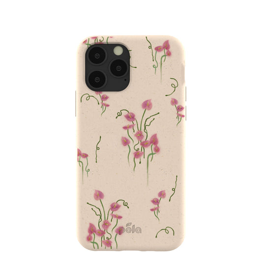 Seashell Sweet Anthuriums iPhone 11 Pro Case