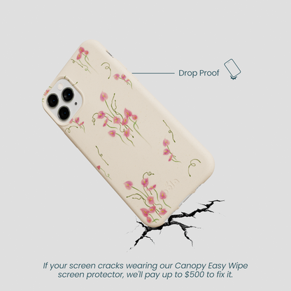 Seashell Sweet Anthuriums iPhone 11 Pro Case
