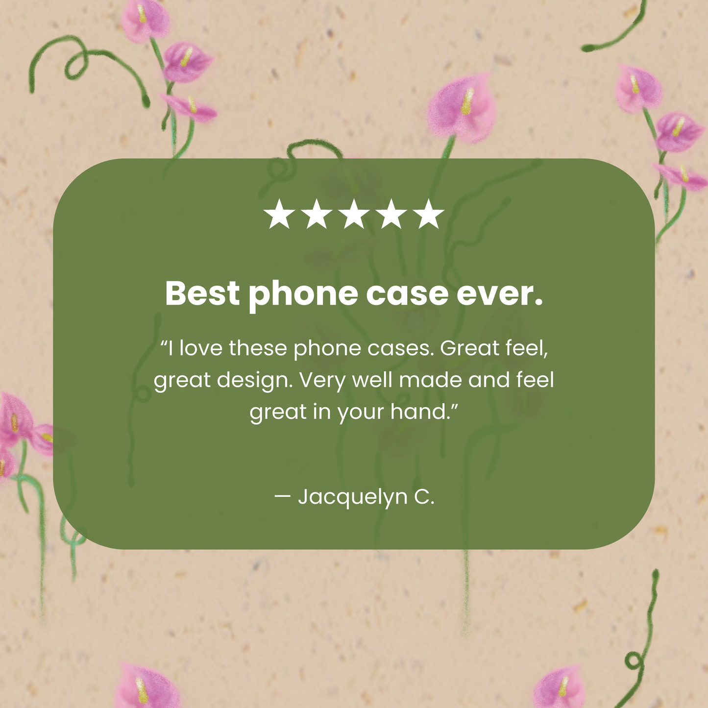 Seashell Sweet Anthuriums iPhone 11 Pro Case