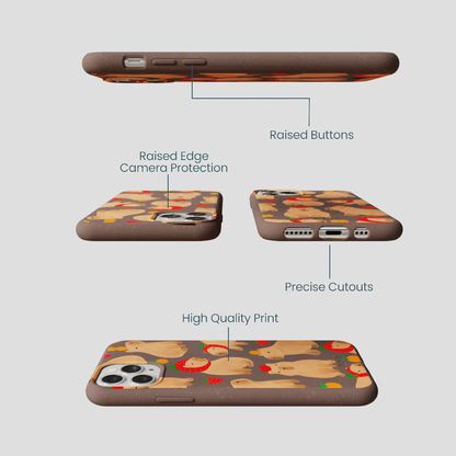 Chocolate Brown Sweet Capybaras iPhone 11 Pro Case