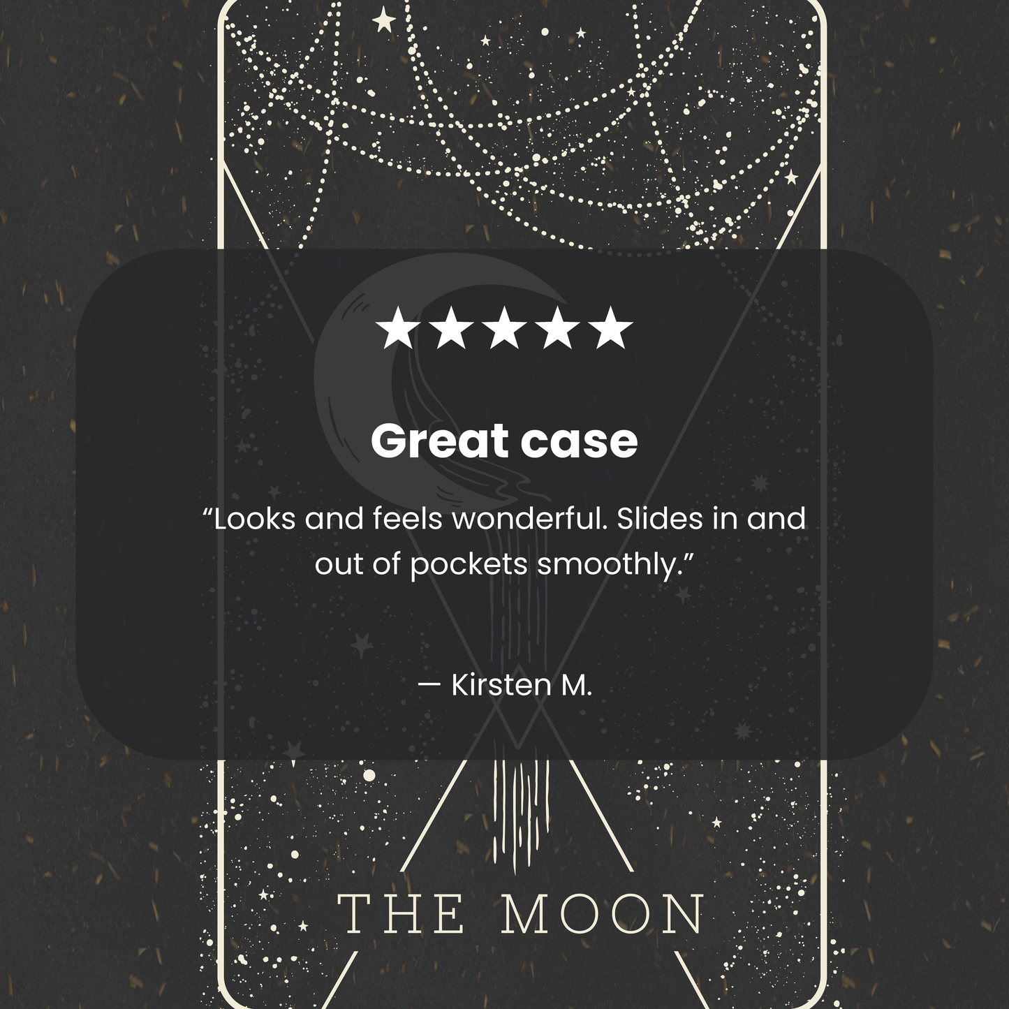 Black The Moon iPhone 11 Pro Case