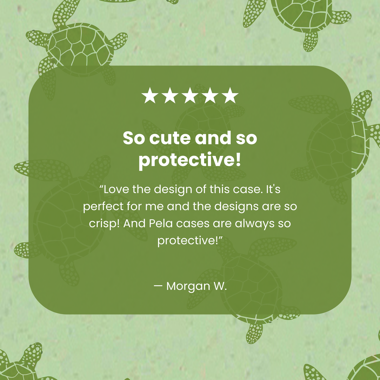 Sage Green Tiny Turtles iPhone 11 Pro Case