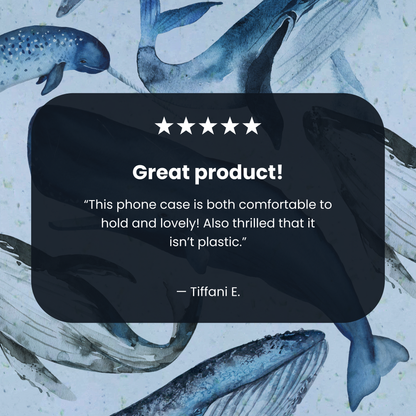 Powder Blue Whales iPhone 11 Pro Case